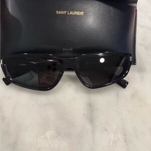 Saint Laurent SL 634 NOVA sunglasses in black acetate with nylon lenses